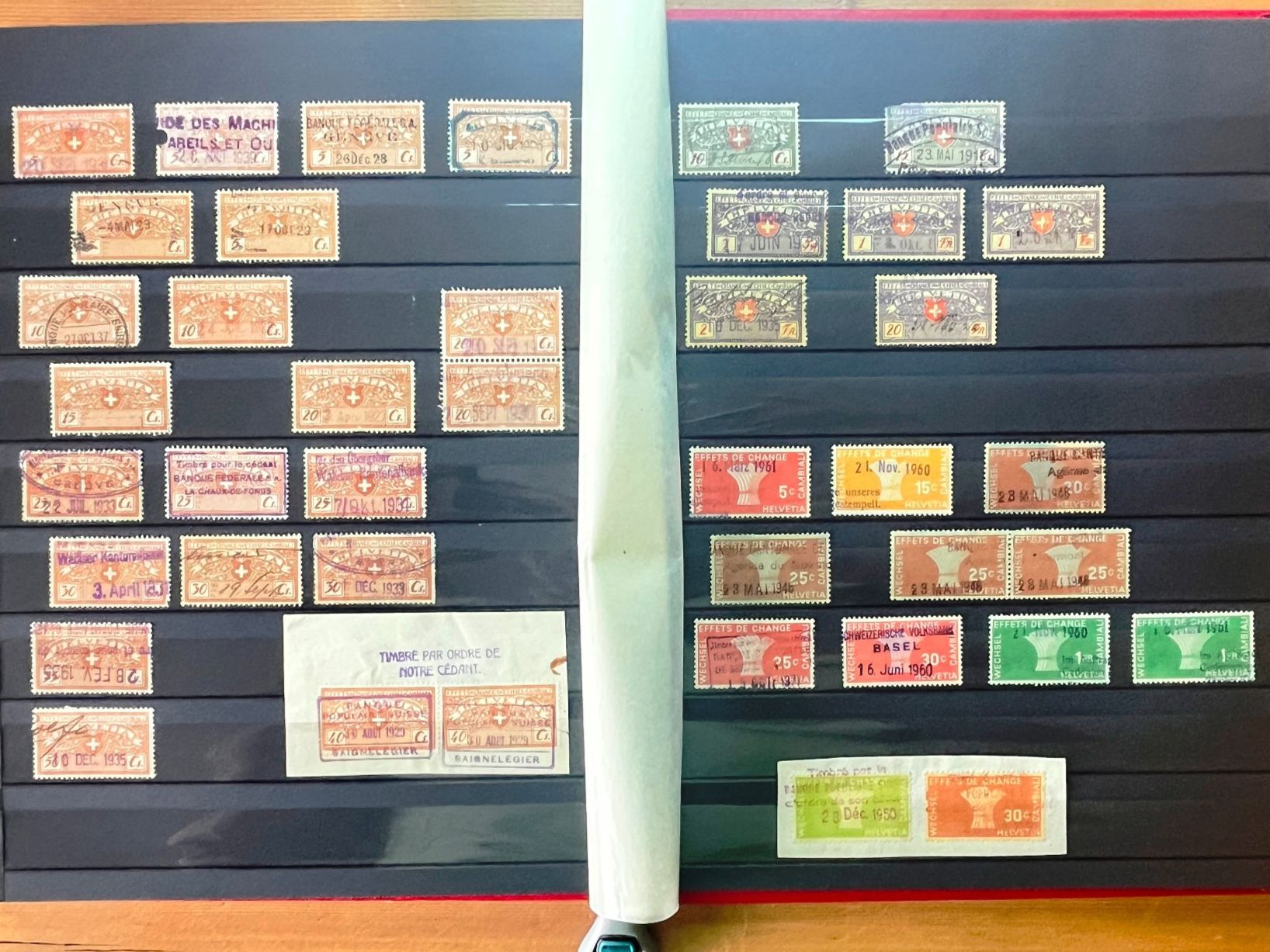 Tutti i francobolli: Tolle Sammlung Kantonsmarken, Vignetten, Effets de Change – Usato da Bern venduto da nik688 6