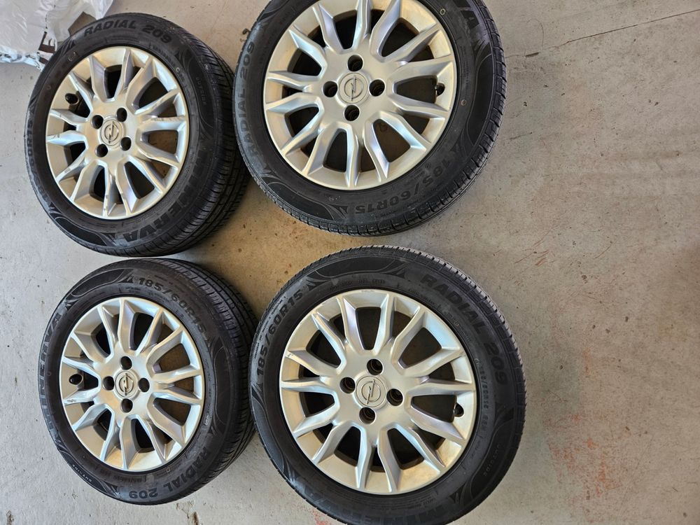 Opel 15Zoll Alufelgen mit Sommerpneus (Gebraucht) in Siselen BE für CHF ...