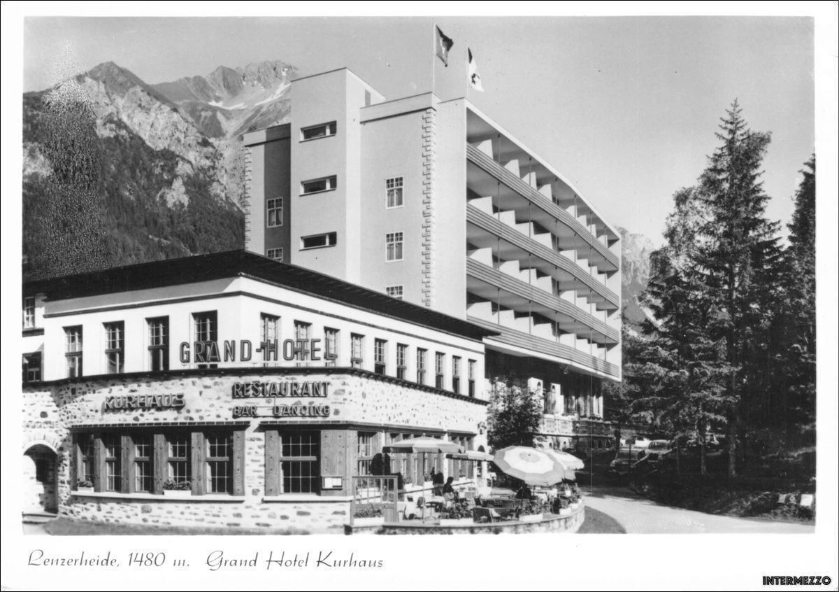 Cartoline postali: Lenzerheide / Grand Hotel Kurhaus Winter – Usato da Basel venduto da intermezzo12