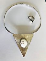 Sublime parure en argent massif 925 avec œil de Sainte Lucie