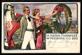 Würzburg, 14. Bayerisches Turnfest 1912