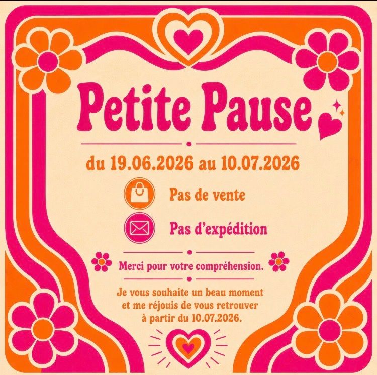 Perlen (unechte): *Sommerpause * – Neu (gemäss Beschreibung) aus Zuerich von Perlen-Decor