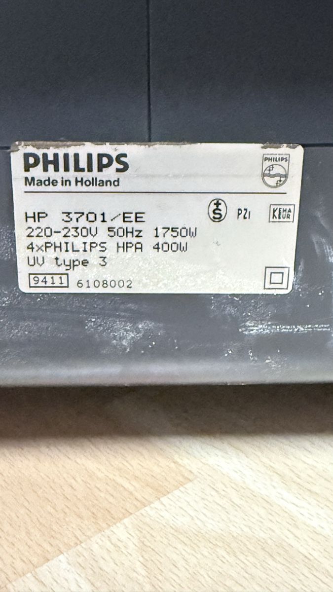 Philips Solarium: Philips Solarium HP3701 – Usato da Basel venduto da stalders72 7