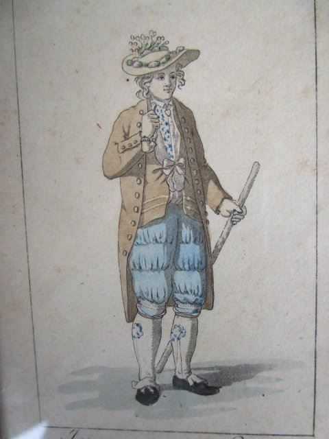 Dipinti: Junger Bauer von Buonas - Canton Zuog – Usato da Luzern venduto da Horoskop1 3
