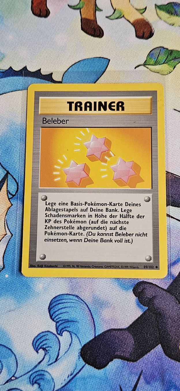 Pokémon Carte collezionabili: Beleber 89/102 Trainer Base Set DE – Usato da Belp venduto da Ginus85