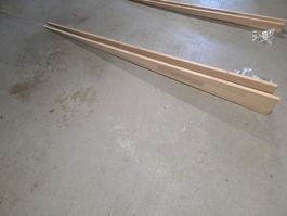 Schräg Schlaf Leisten Buchen Holz mit Schrauben
