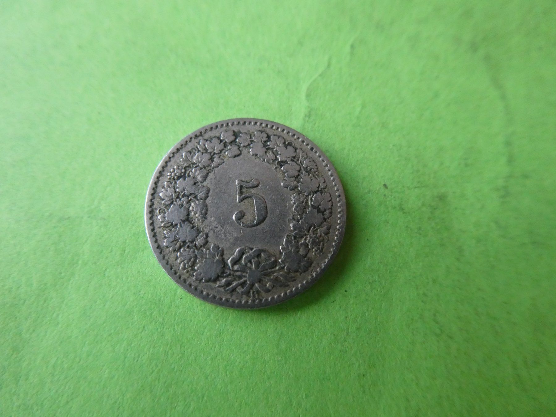 Toutes les monnaies: Schweiz 1880, 5 Rappen – Neuf (Voir description) à Hinterforst par rohusri 1