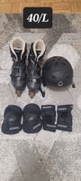 Roller Decathlon 40 casque pro- tec t L + protection