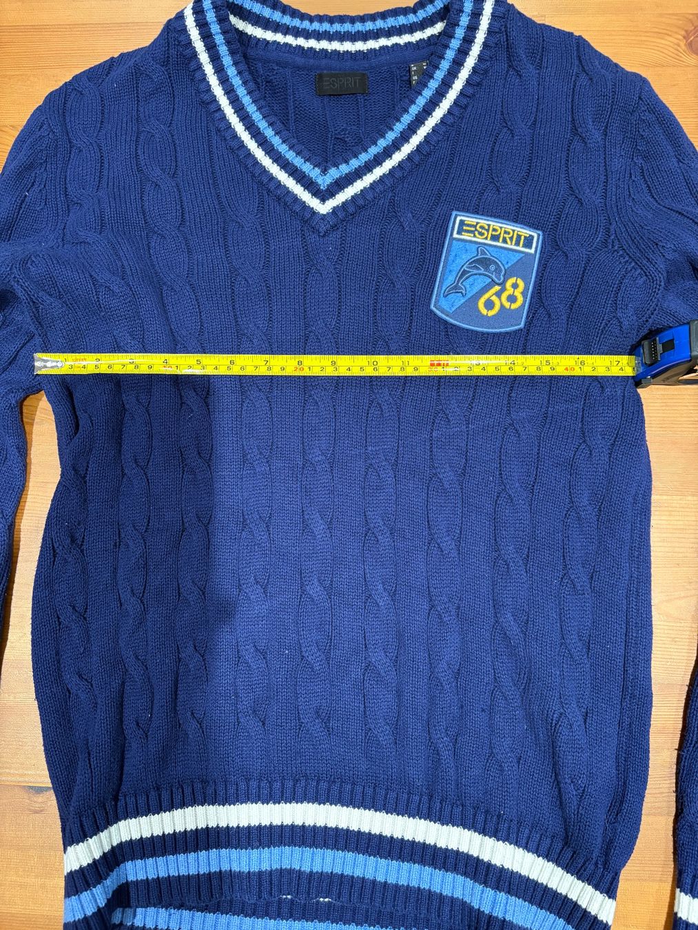 Esprit Pullover & Sweatshirts: Strickpullover, Cricketpullover Marke Esprit in Blau M/L – Gebraucht aus Bern von Trittbrettdriver 5