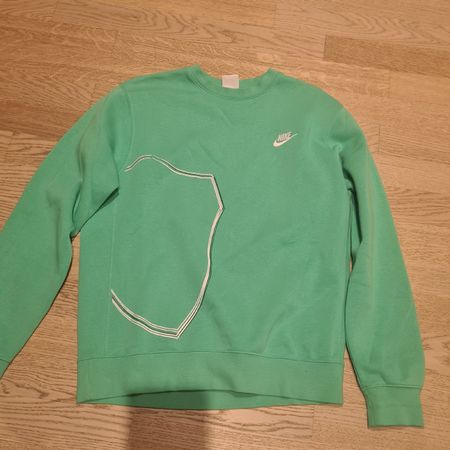 NIKE fleece Langarm Pulver Hell Grün Gr. M