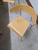 Massive Stühle stapelbar 11 Stück
