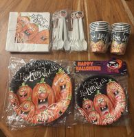 Halloween Set ( Teller, Becher,Besteck und Servietten)