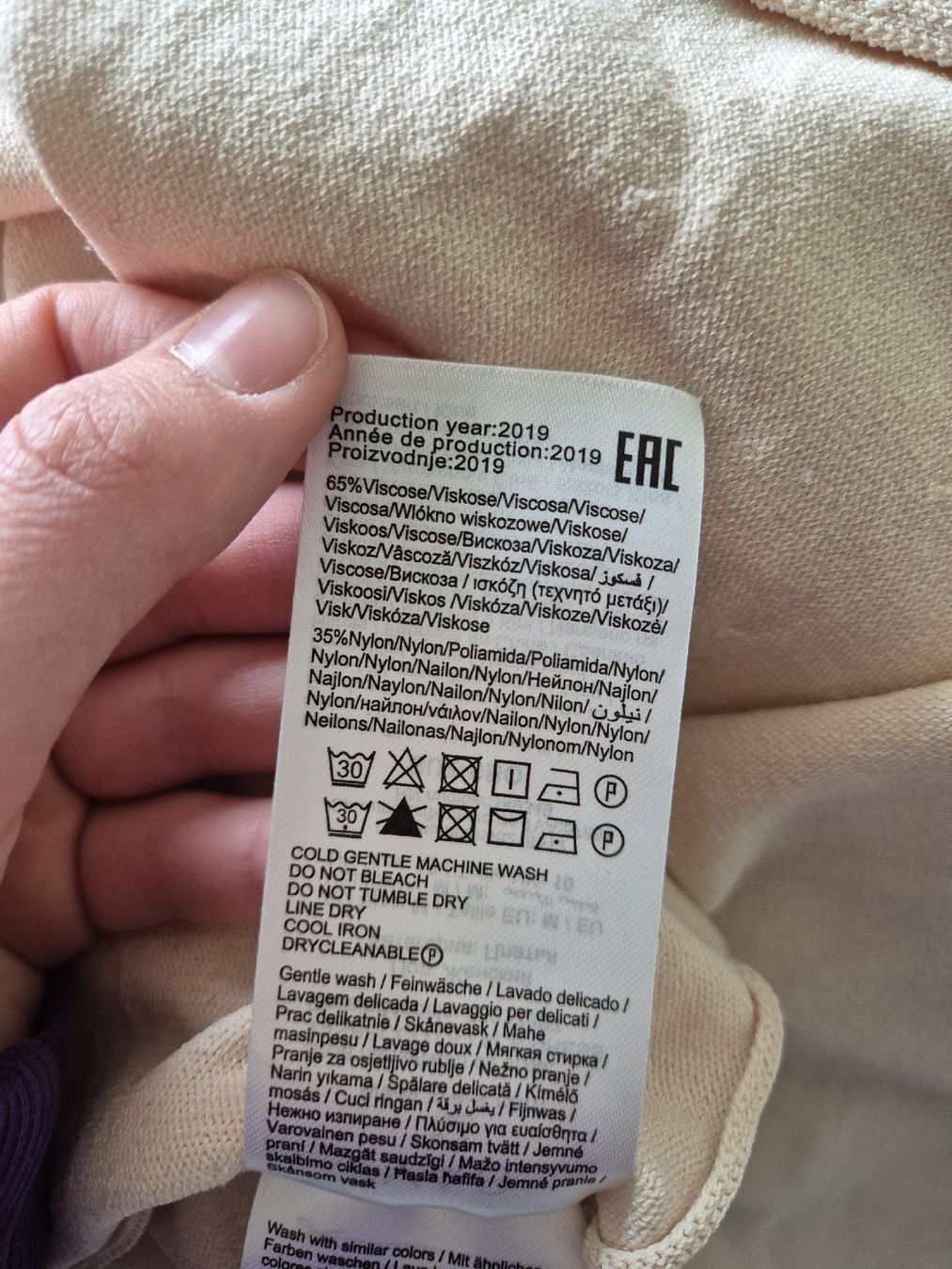 Vestiti: Feinstrickkleid mit Spitzenkragen – Usato da Schlieren venduto da nat_76vd 4