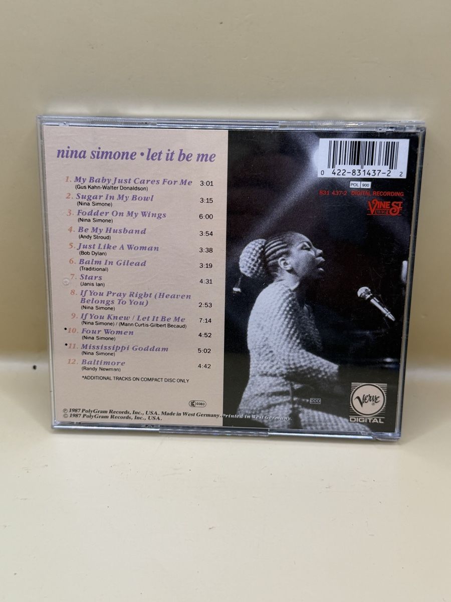 CD: Nina Simone Let It Be Me CD Verve Original – Usato da Genève venduto da sho_67qj 1