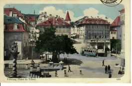 Fribourg, Place du Tilleul