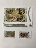 Republik Moldau 1993 NATURSCHUTZ SCHLANGEN