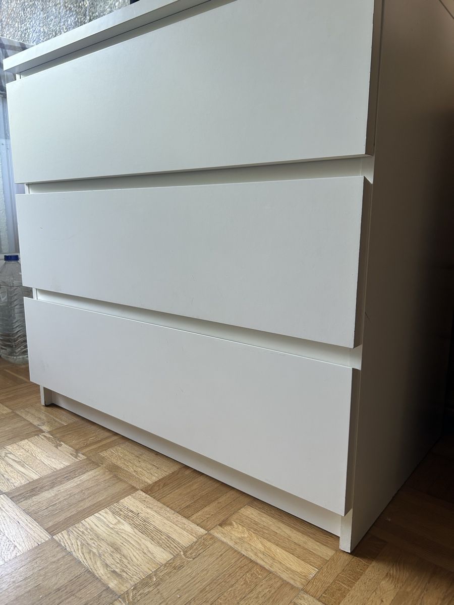 Ikea Cassettiere: Kommode 3 Schubladen, weiss im Stil von IKEA MALM – Nuovo (secondo la descrizione) da Bern venduto da Paechu