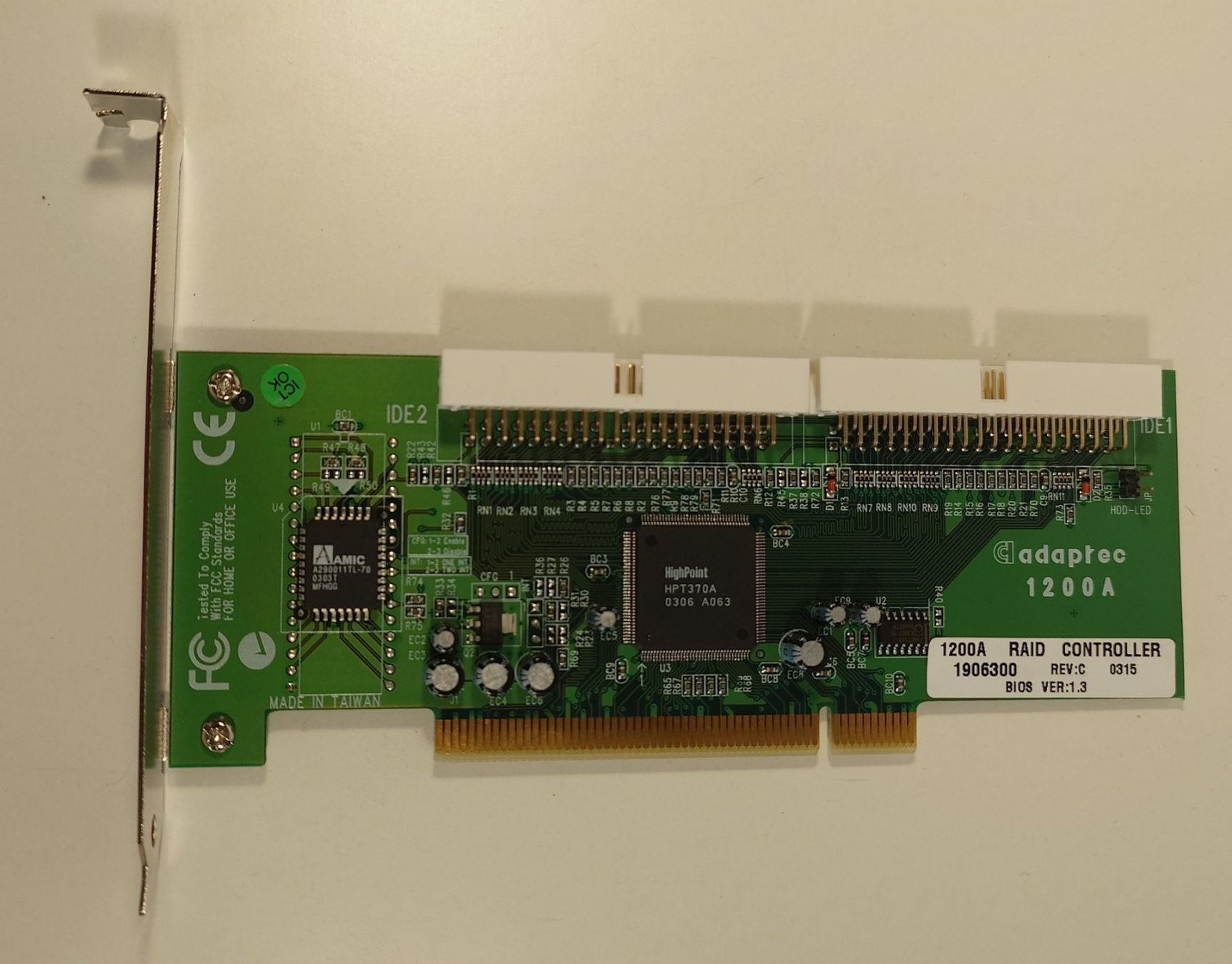 Laufwerke & Adapter: Adaptec ATA RAID 1200A RAID Controller, getestet Win10 – Gebraucht aus Ostermundigen von Chrisascht 1