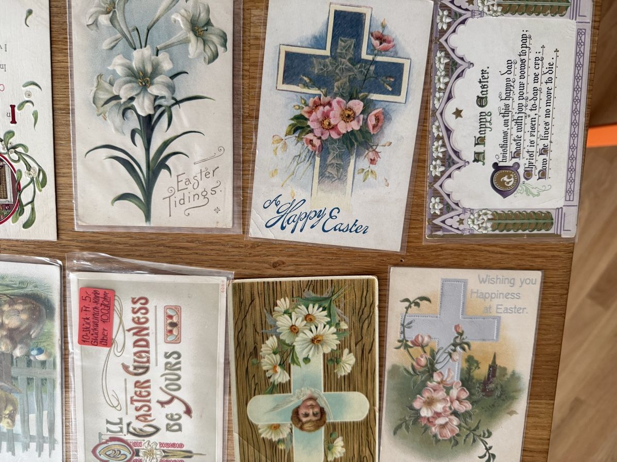 Cartes postales: Konvolut Ansichtskarten Ostergrüsse Glückwunschkarten  – D'occasion à Goldach par Messerguru 1