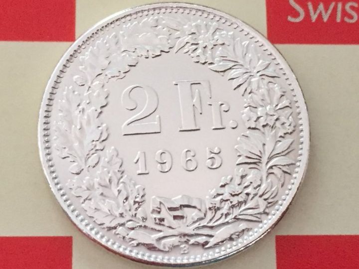 Alle Münzen: 2 Franken 1965 unz – Neu (gemäss Beschreibung) aus Elsau von herbybay