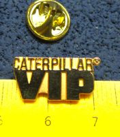 CATERPILLAR BAU UND LANDWIRTSCHAFT GOLDEN VIP PIN GEPRÄGT