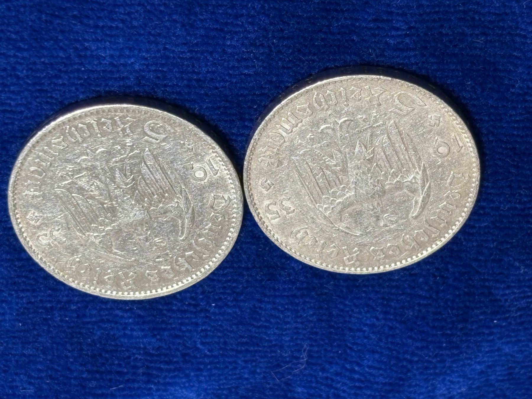 Tutti le monete: 2. Reichsmark 1935. – Usato da St. Peterzell venduto da verena40