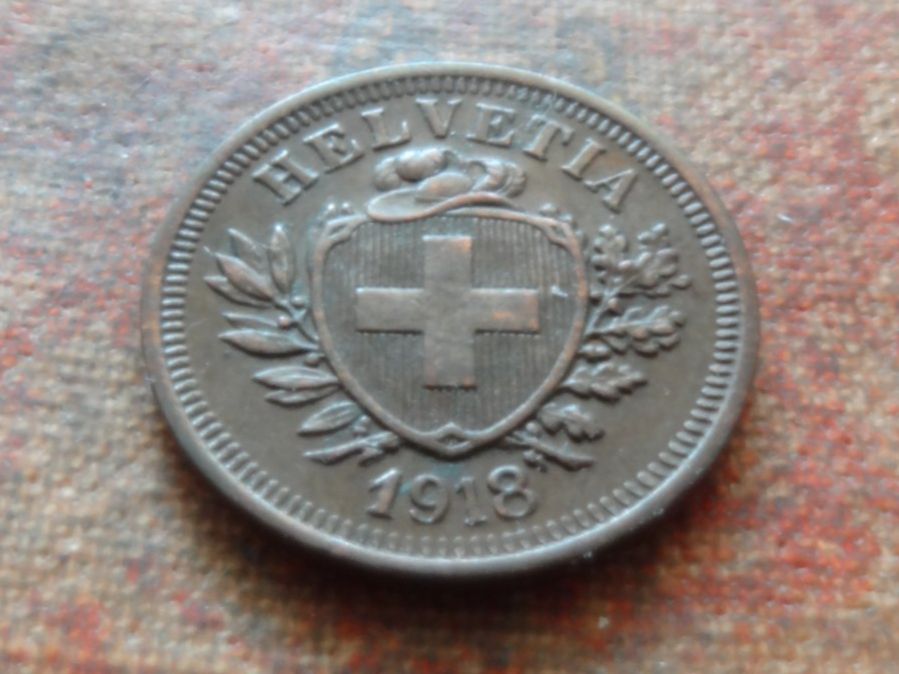 Toutes les monnaies: 1 Rp. 1918   (A) – D'occasion à Romanel-sur-Lausanne par Swift13