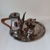 Silber- TEESERVICE. Alt von der Marke SIGG