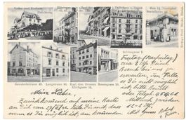 Zürich 9 Bilder von Häusern an diversen Strassen