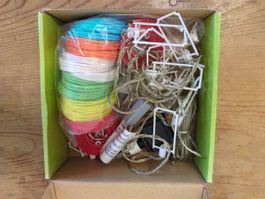 neue LED Lichterkette für Aussen mit Stecker