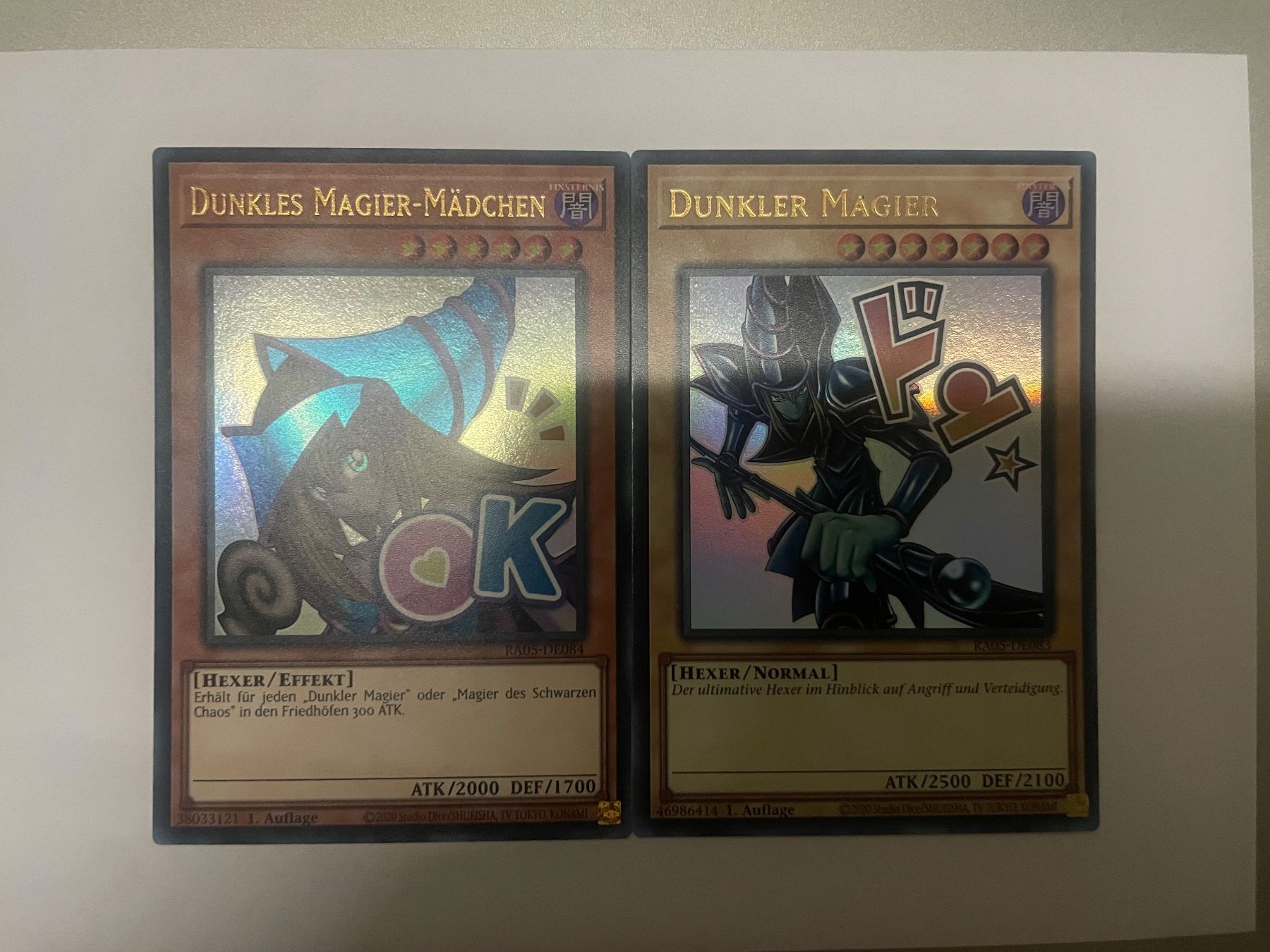 Yugioh Sammelbilder & Trading cards: YuGiOh Dunkles Magier Mädchen + Dunkler Magier – Neu (gemäss Beschreibung) aus Altstätten SG von ChangeMaker 1