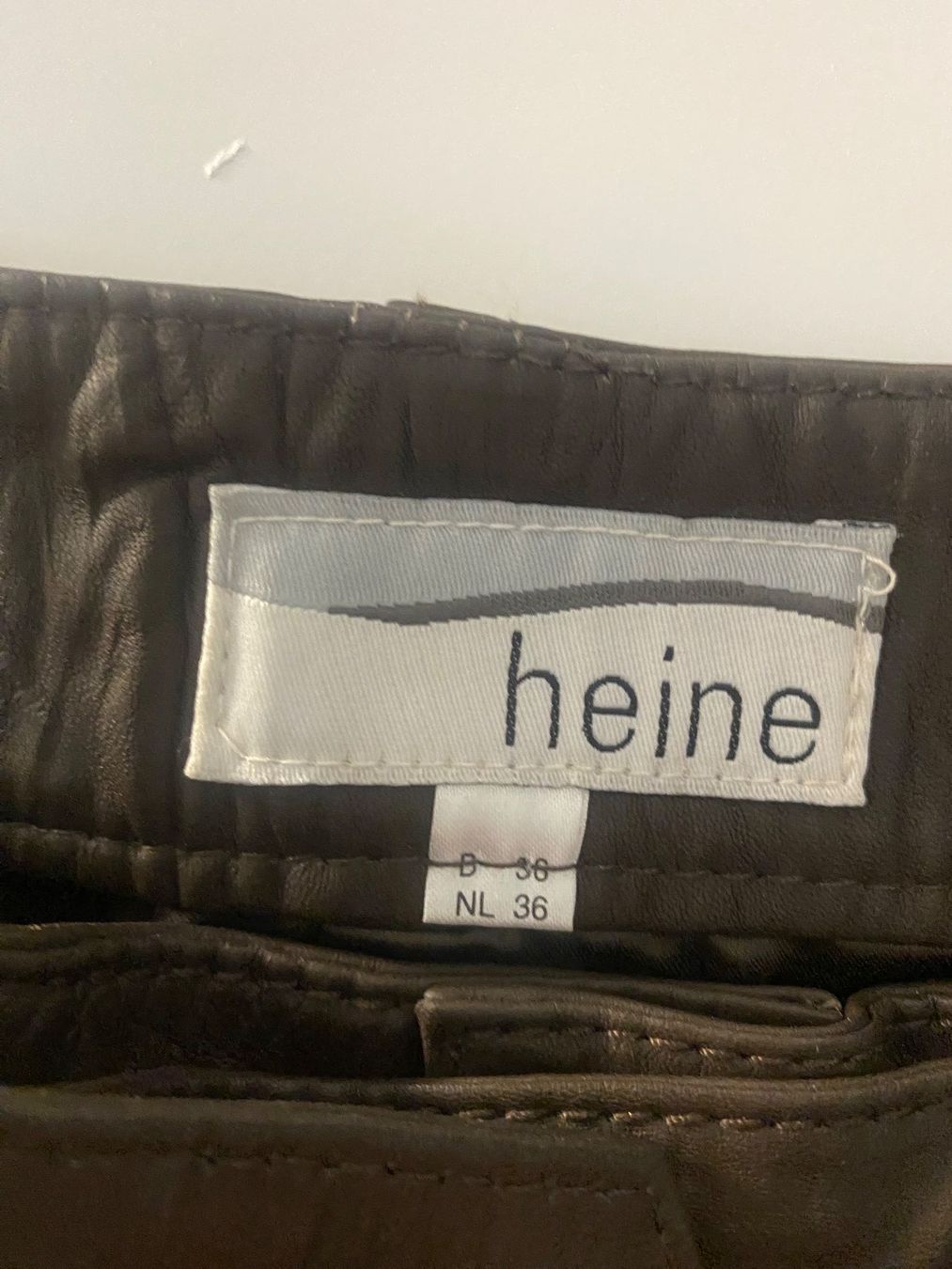 Heine Gonne: HEINE Lederrock, Gr. 36, braun, matt – Usato da Arni AG venduto da Mimo007 3