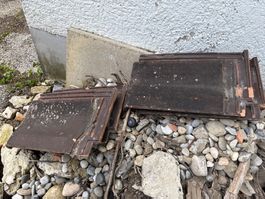 Aus Hausräumung-  4 Dachziegel f. Deko / Florisik geeignet