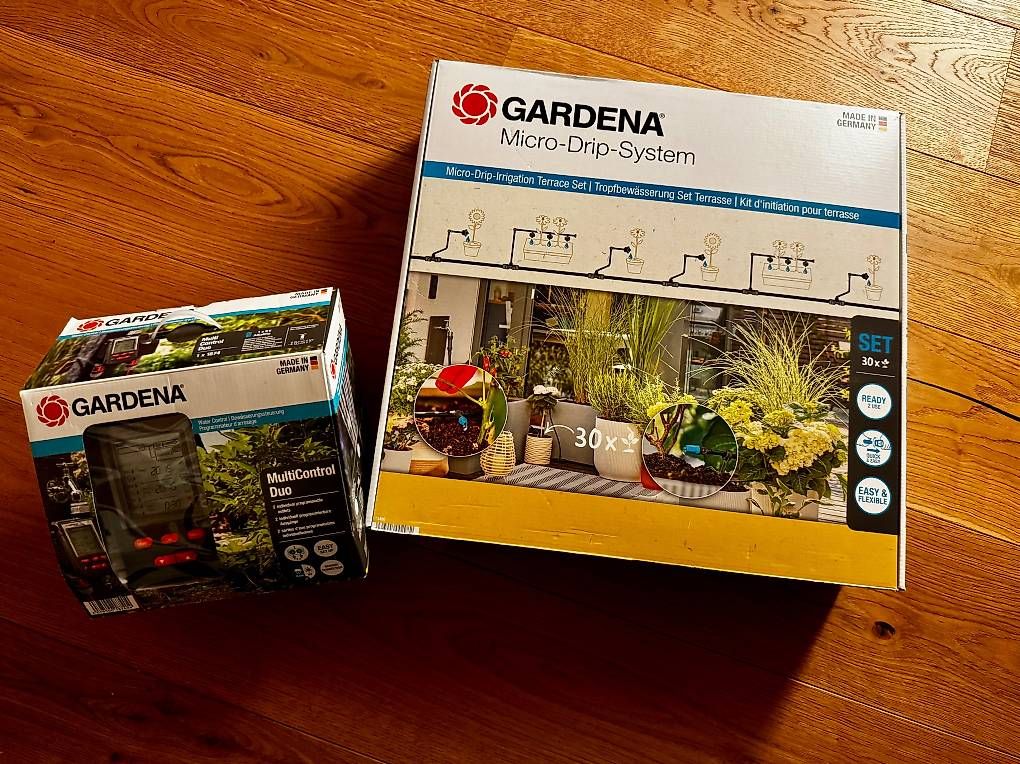 Systèmes de contrôle: GARDENA Micro-Drip + MultiControl Duo  originalverpackt – D'occasion à Köniz par re.sche