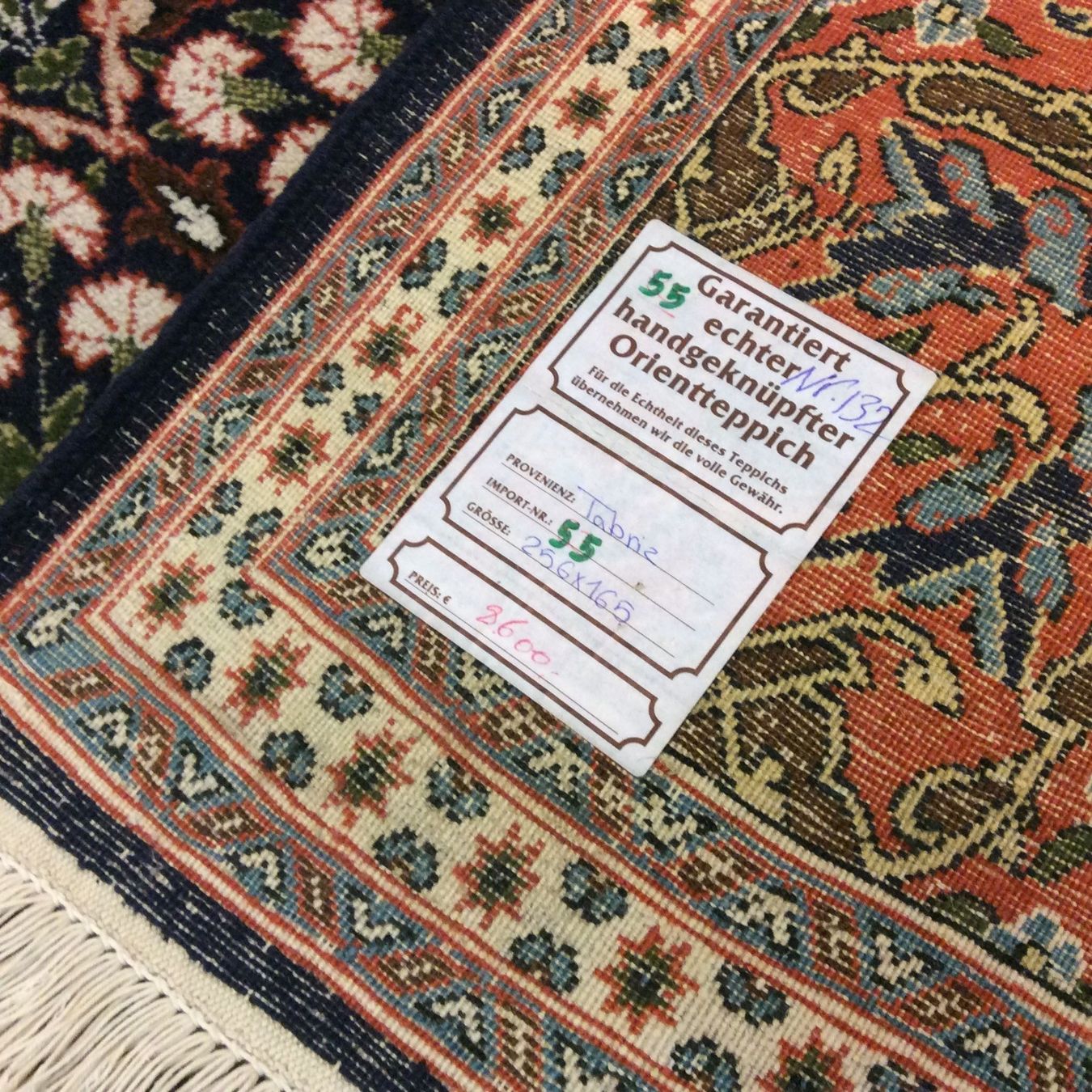 Tappeti: Schöner Täbriz Orientteppich! N 132 – Nuovo e nell'imballaggio originale da Zürich venduto da Hemmat 6