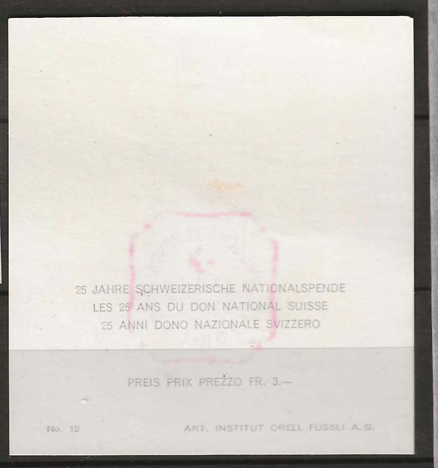 Tutti i francobolli: CHW14 - Bloc 100 ans timbres obl. – Usato da Trélex venduto da Phil_Albert 1