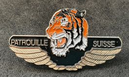 Z200 Pin Swiss Air Force Patrouille Suisse Tiger Team goldig