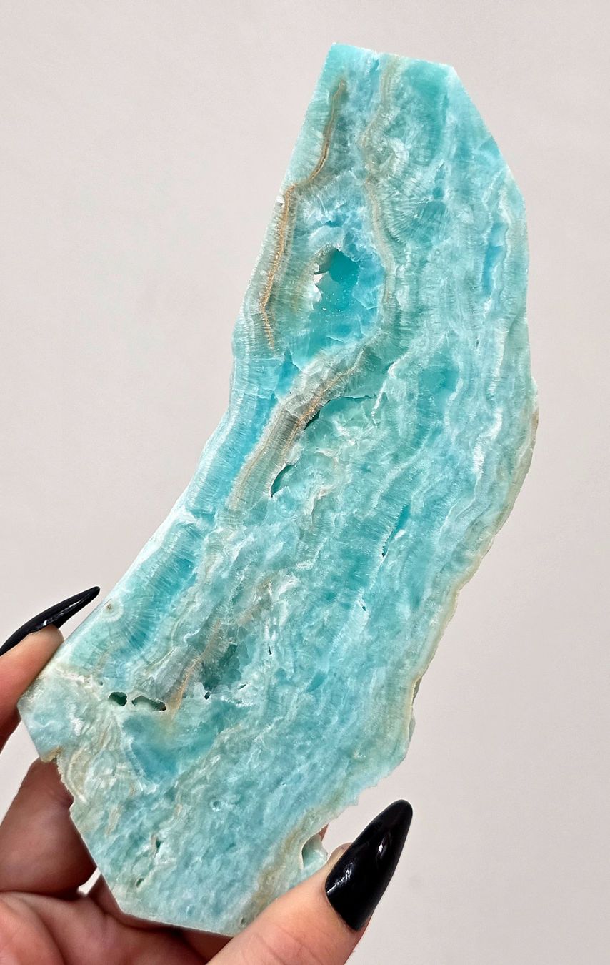 Minerali & Pietre curative: Top Hemimorphit Scheibe C 205g – Nuovo e nell'imballaggio originale da Matzingen venduto da Shay_Crystalz