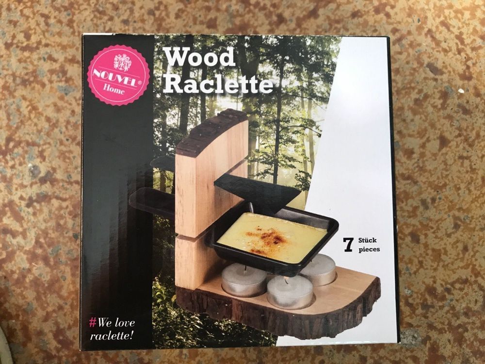 Raclette gerät Holz 1 Person np24.90 (Neu und originalverpackt) in ...