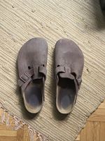 Birkenstock Boston Wire Buckle Nubukleder Mocca Grösse 40
