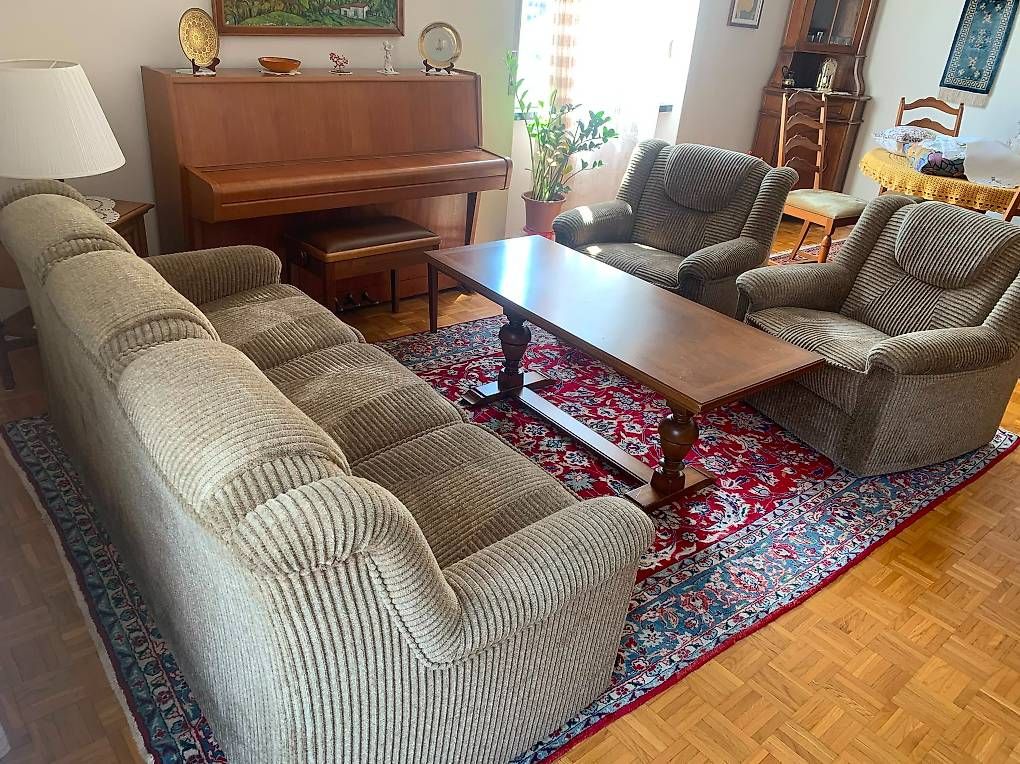 Sofas: Divano, due poltrone, tavolino – Gebraucht aus Villa Luganese von Stefor_7 1
