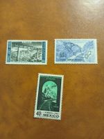Lot de 3 Timbres Mexique 1961-1966 - ferroviaires 🚂🇲🇽