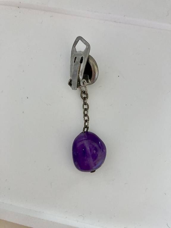Ohrringe & -stecker: Amethyst Ohrclips – Gebraucht aus Luzern von and_2hbf 1