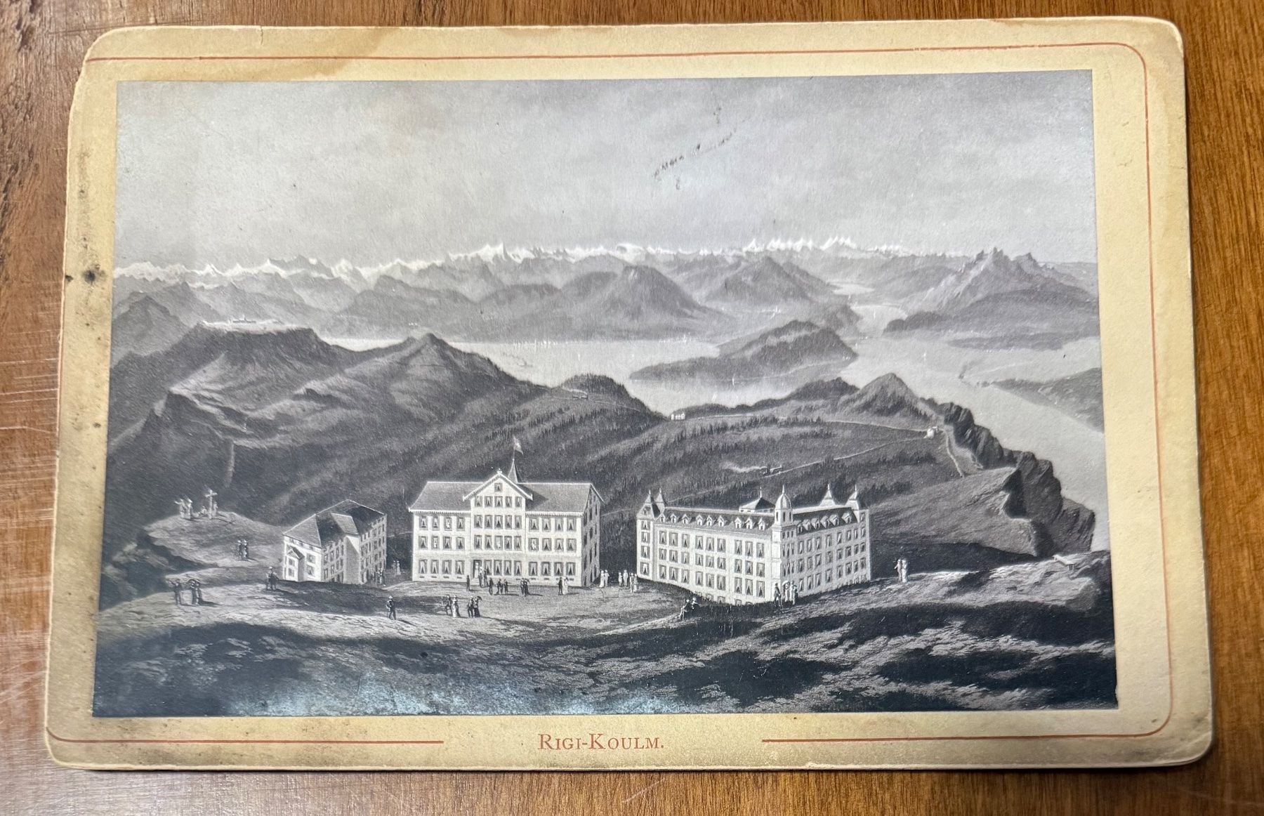 Cartoline postali: 1880s Rigi Kulm – Usato da Biasca venduto da Blenio71