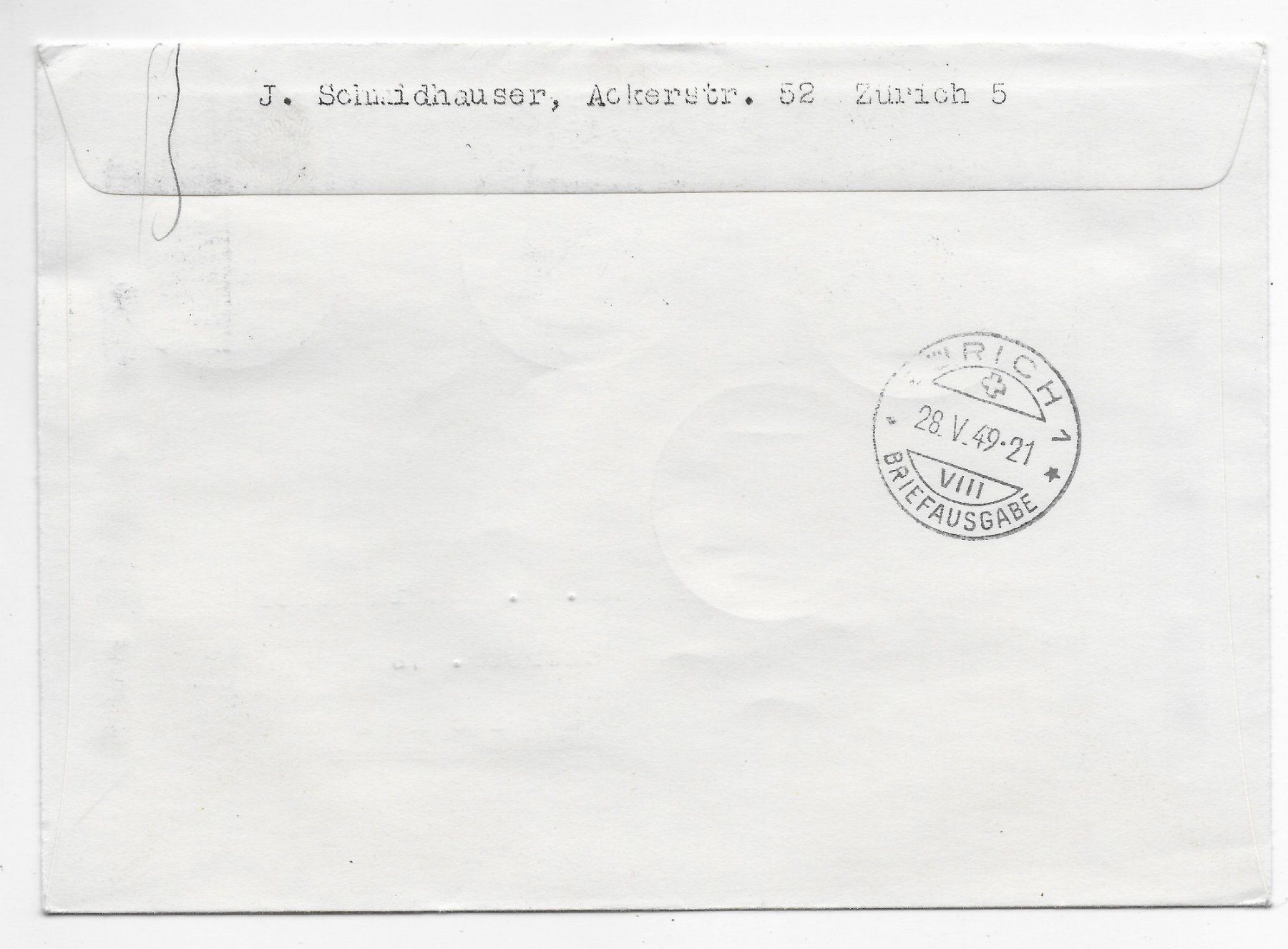 Tutti i francobolli: R Brief UPU 1949 – Usato da Hefenhofen venduto da Richsalz 1