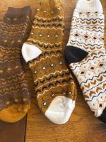 3x Kuschelsocken - flauschig weich-Wohlfühlen- Zeit für Dich