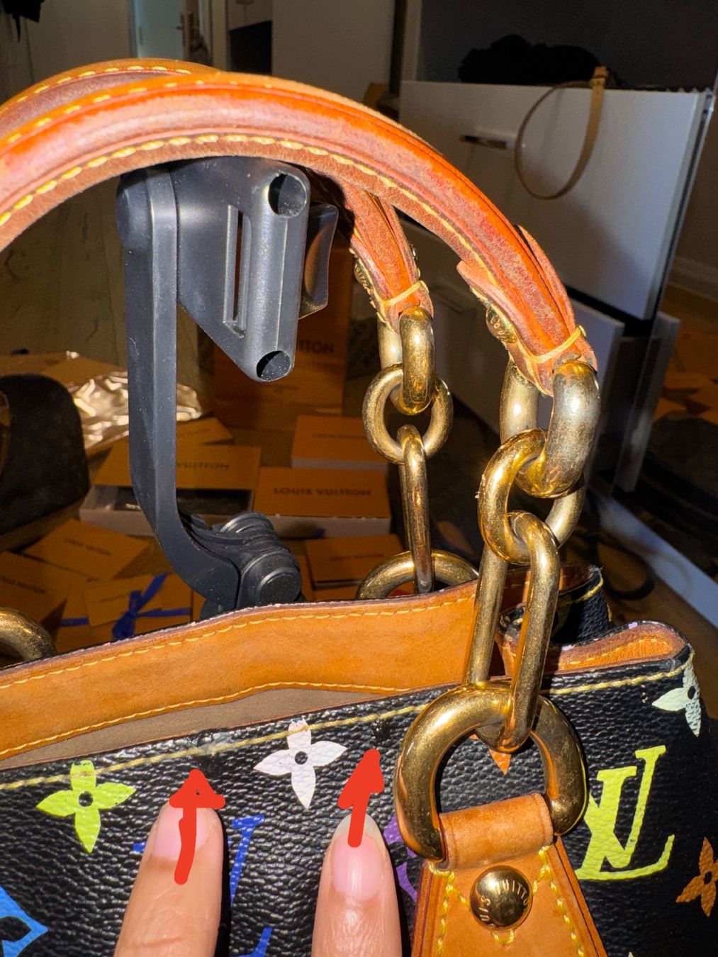 Louis Vuitton Borse da donna: Louis Vuitton Audra Handtasche aus der Monogram Multicolore – Usato da Widnau venduto da Pukpan_99 9