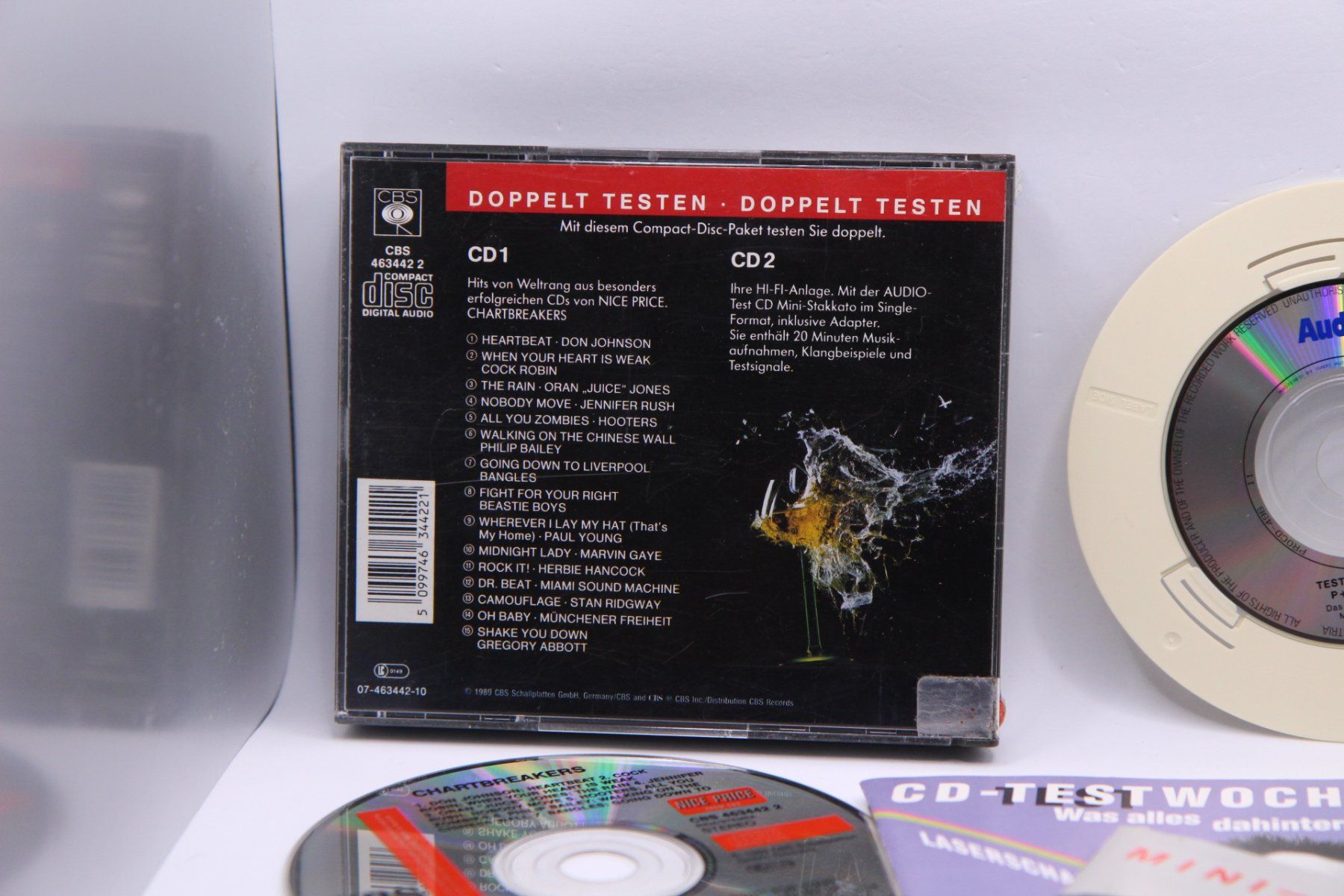 CD: 2 CD Test CD Mini-Stakkato + Chartbreakers + Herbie Hancock – Usato da Ernetschwil venduto da luisvonerni 5
