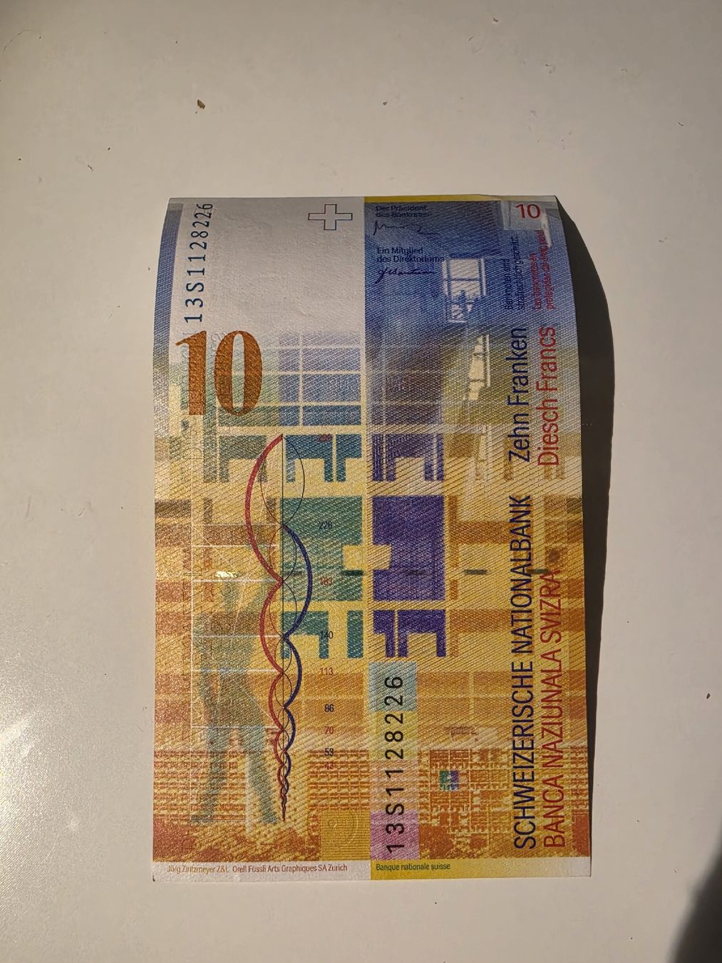 Billets de banque: Billet de 10 francs suisses 2013 – D'occasion à Meyrin par Flurrio 1