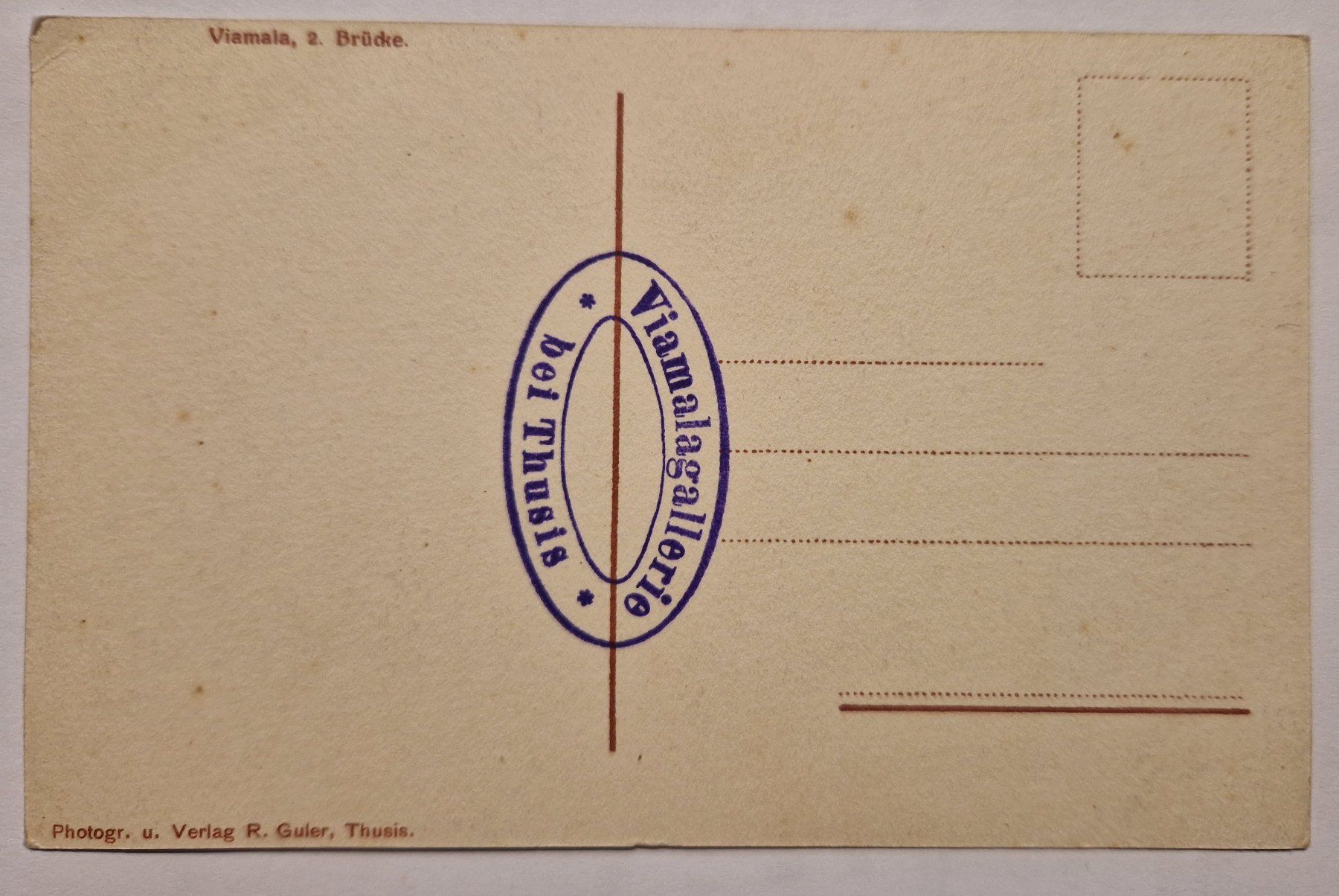 Cartoline postali: Viamala Schlucht top – Nuovo (secondo la descrizione) da Melchnau venduto da Arthurius 1
